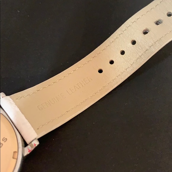 EUC Marc by Marc Jacobs White Leather Watch - Picture 7 of 16